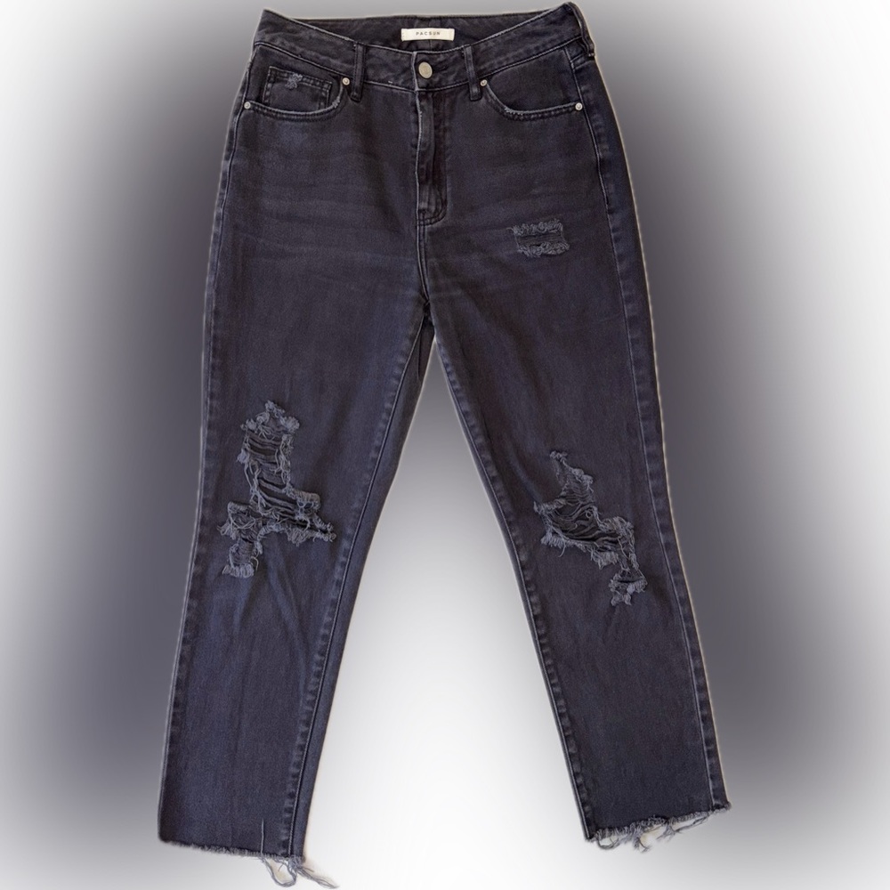 PacSun Distressed Mom Jeans - Picture 4 of 7